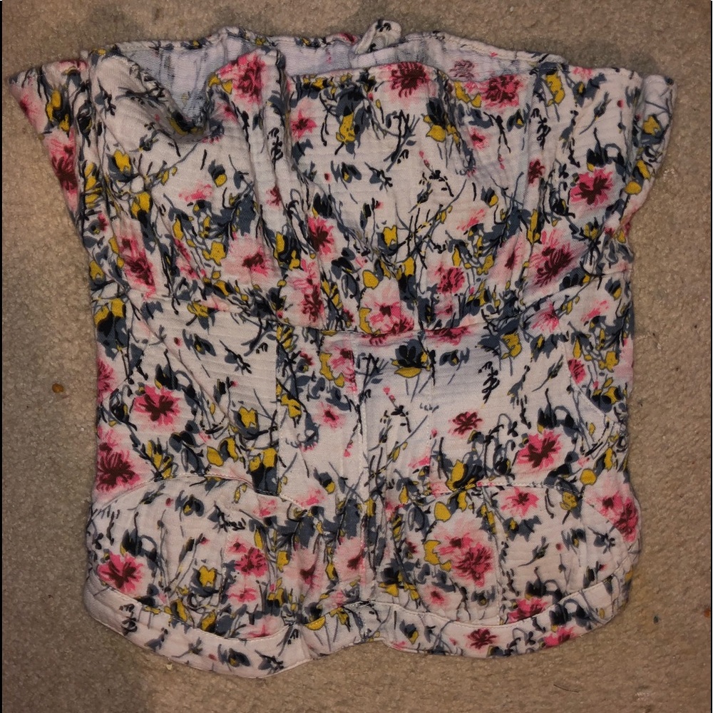 Strapless top!